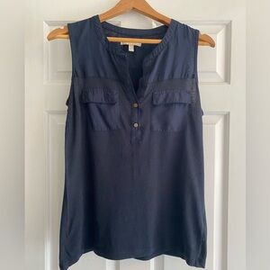 Banana Republic Women’s Mixed Media Tank Top Size M